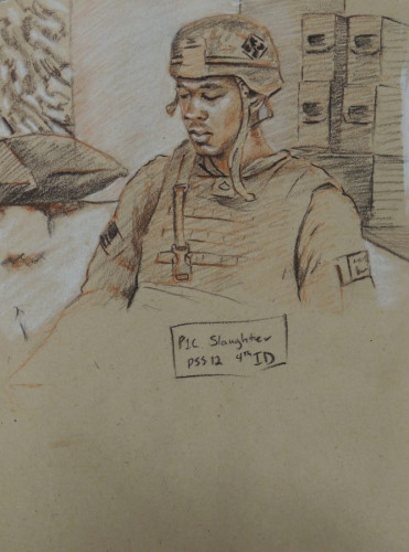 P1C Slaughter on Guard Duty