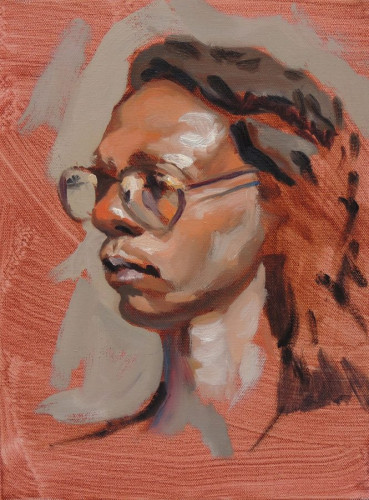 Portrait study Alla Prima